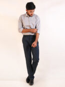 MFP11 Men's Formal Dress Pant Dark Grey